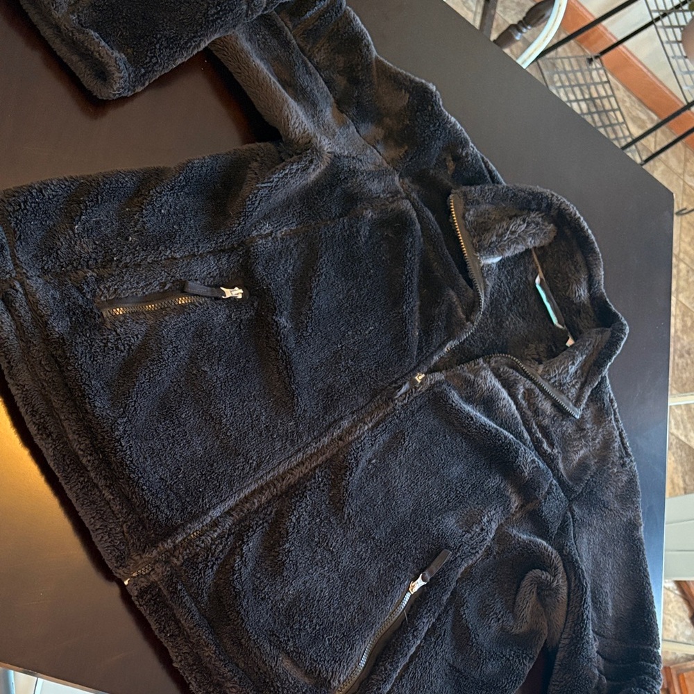 Free Country Black Fleece Jacket